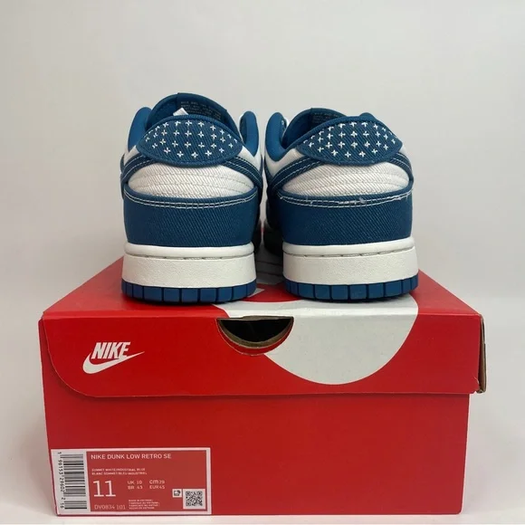 Nike Dunk Low Retro SE “Industrial Blue/Sashiko Denim” 2023 - Picture 4 of 4